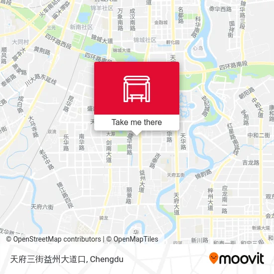 天府三街益州大道口 map