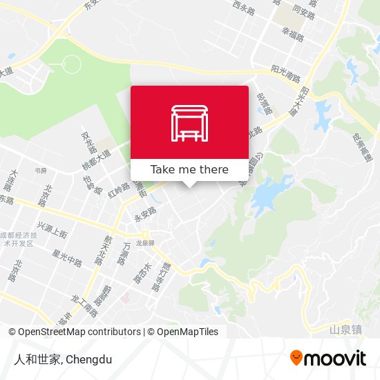 人和世家 map