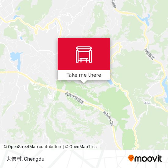 大佛村 map