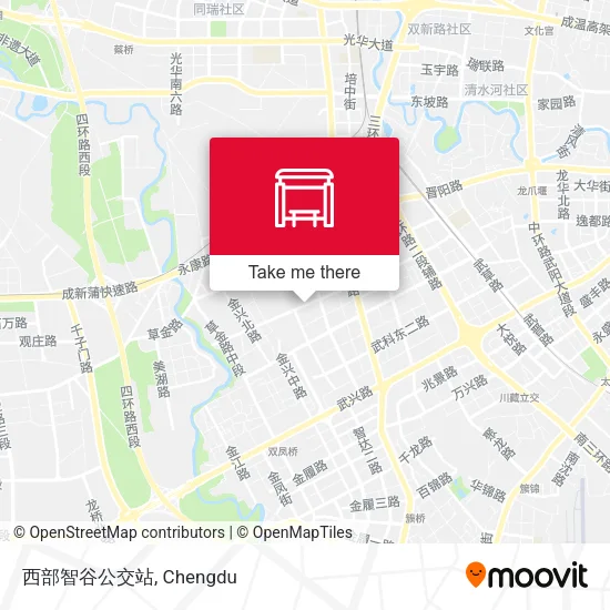 西部智谷公交站 map