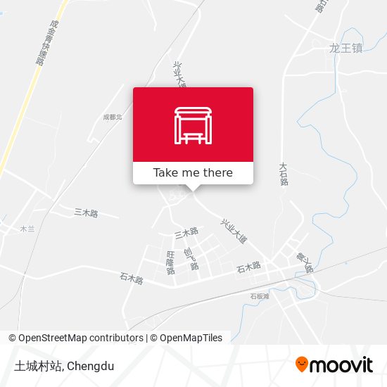 土城村站 map