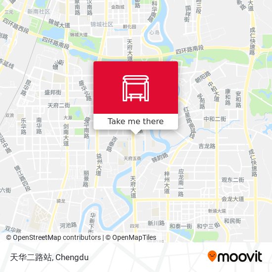 天华二路站 map