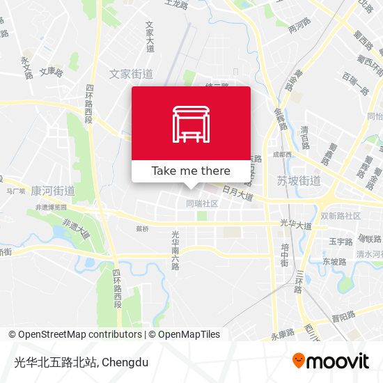 光华北五路北站 map