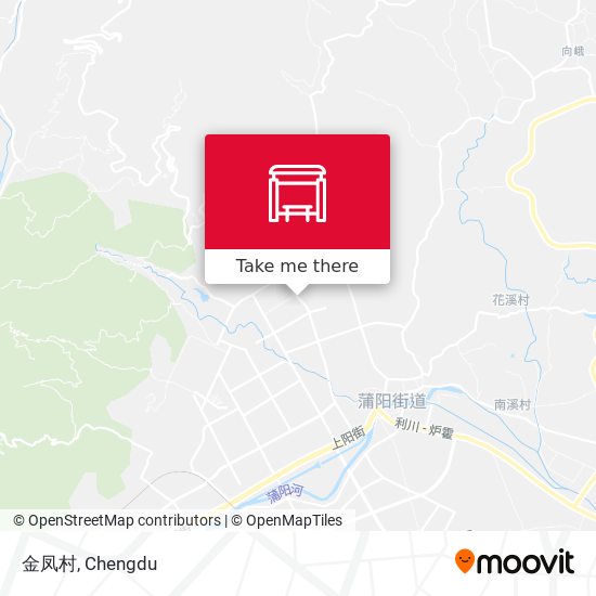 金凤村 map