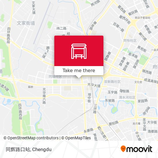 同辉路口站 map