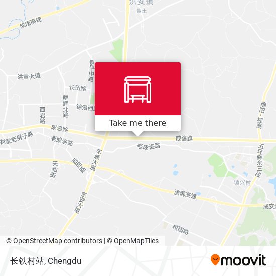 长铁村站 map
