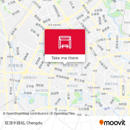 双清中路站 map