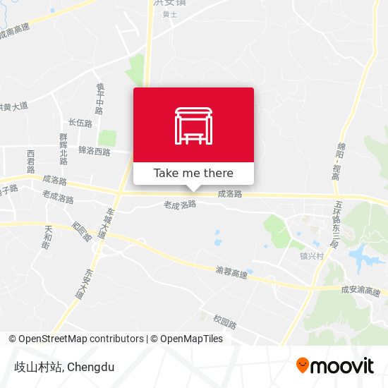 歧山村站 map