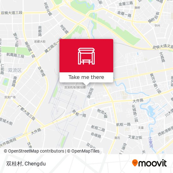 双桂村 map
