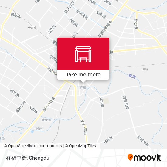 祥福中街 map