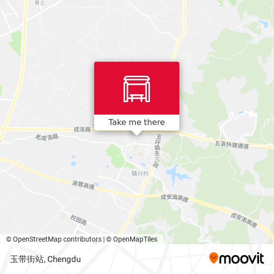玉带街站 map