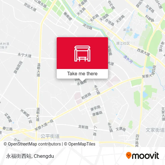 永福街西站 map
