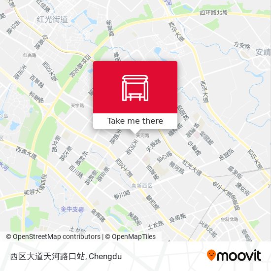 西区大道天河路口站 map