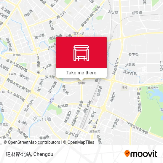 建材路北站 map
