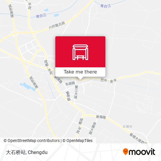大石桥站 map