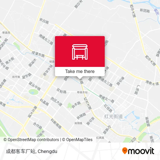 成都客车厂站 map