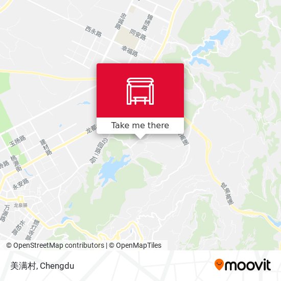 美满村 map