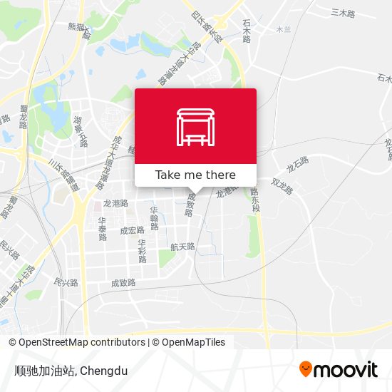 顺驰加油站 map