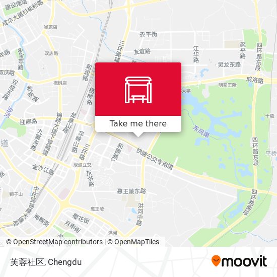 芙蓉社区 map