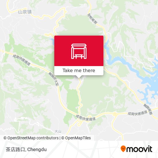茶店路口 map