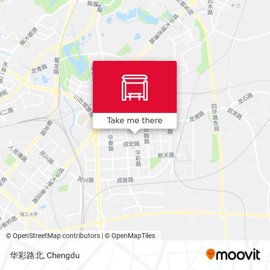 华彩路北 map