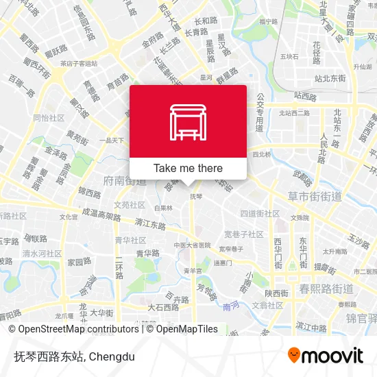 抚琴西路东站 map