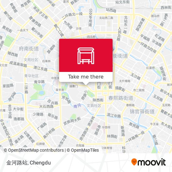 金河路站 map