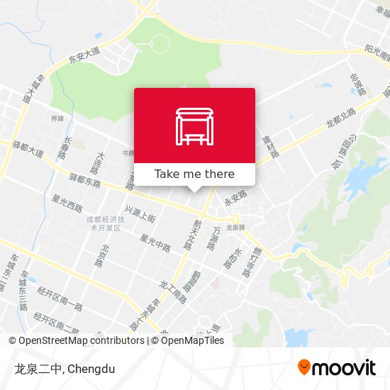 龙泉二中 map