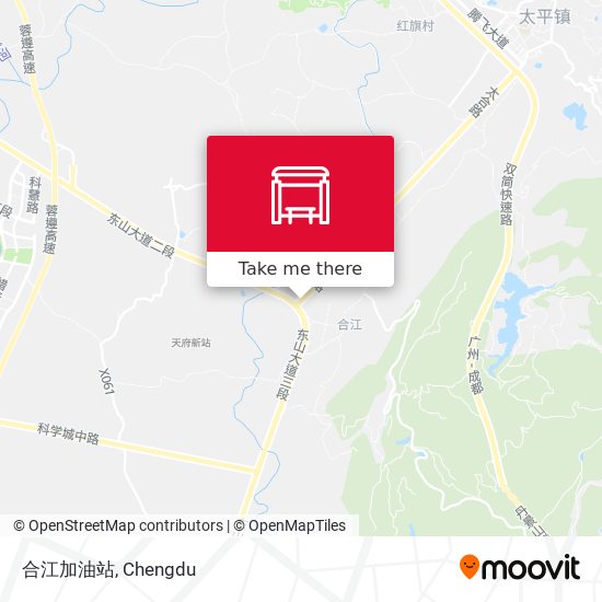 合江加油站 map