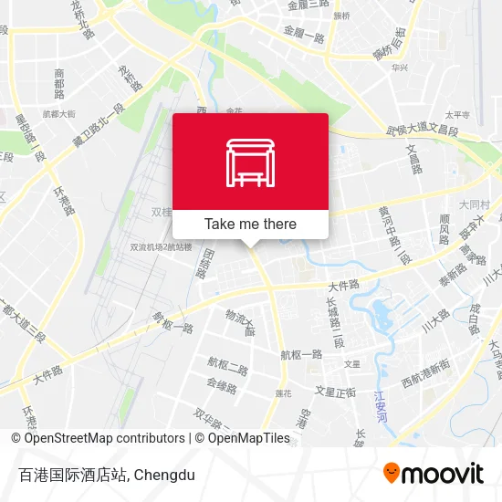 百港国际酒店站 map