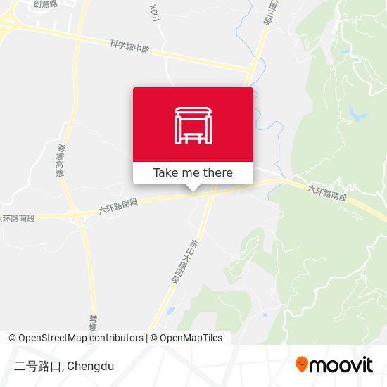 二号路口 map