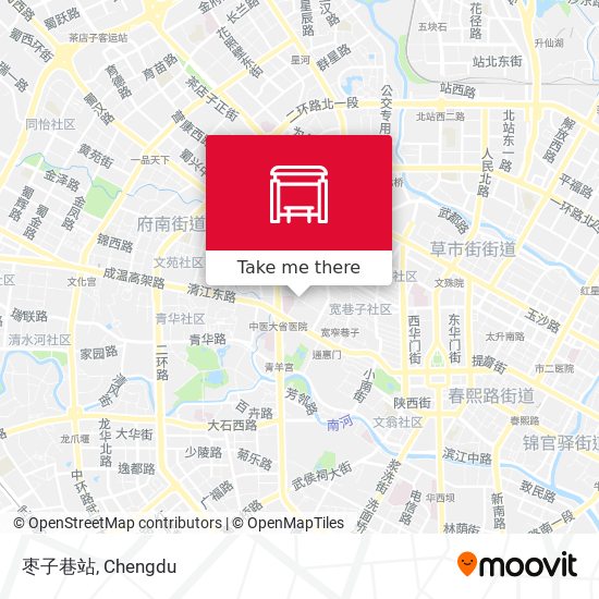 枣子巷站 map