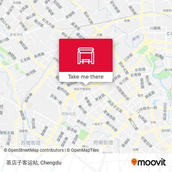 茶店子客运站 map