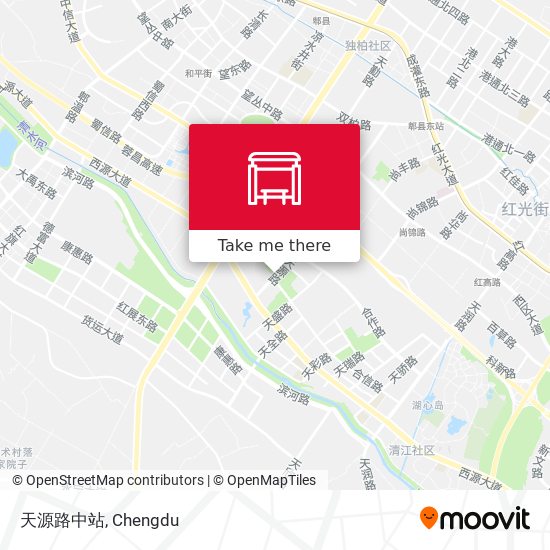 天源路中站 map