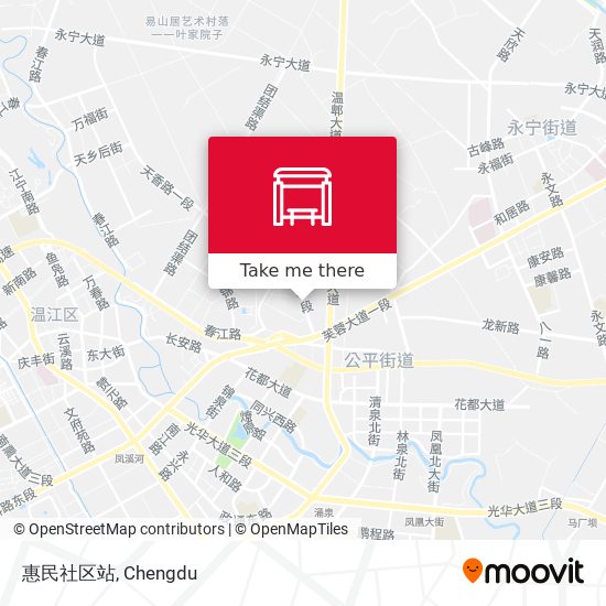 惠民社区站 map