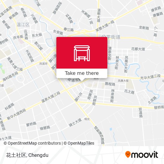 花土社区 map