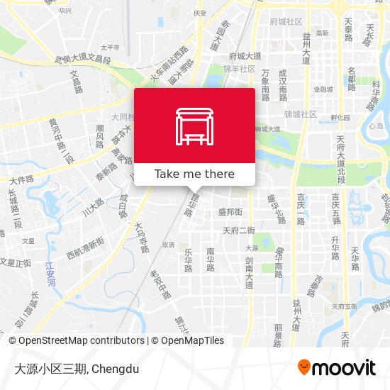 大源小区三期 map