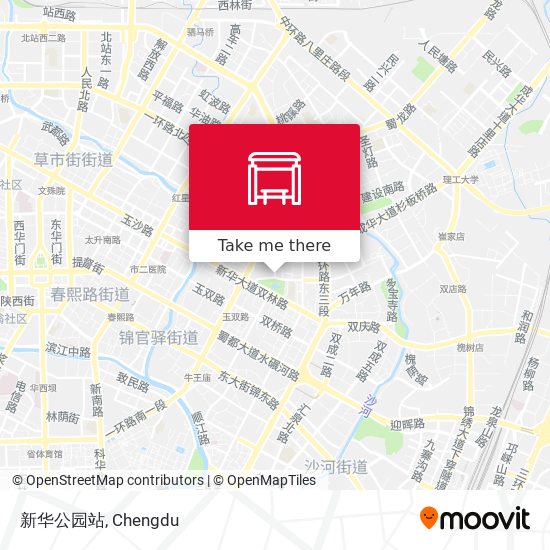 新华公园站 map