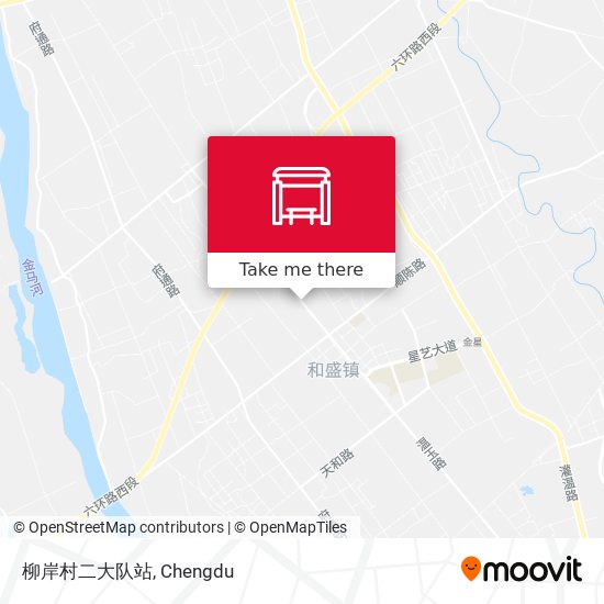 柳岸村二大队站 map