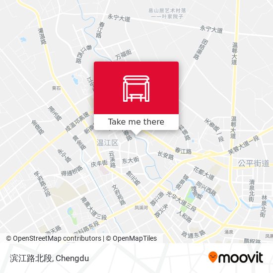 滨江路北段 map