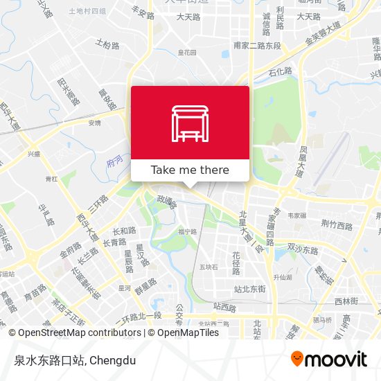 泉水东路口站 map