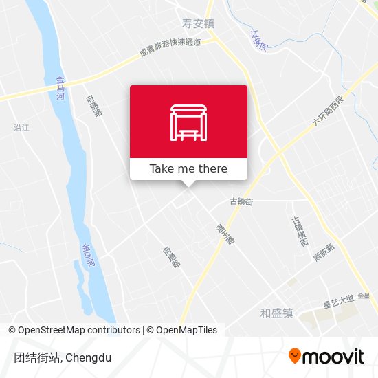 团结街站 map