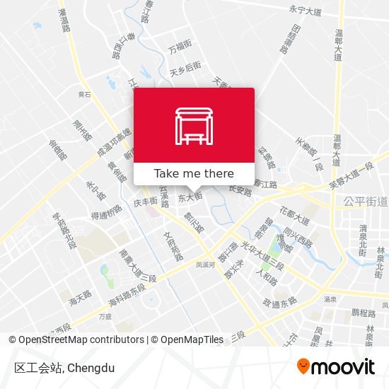 区工会站 map