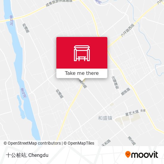 十公桩站 map