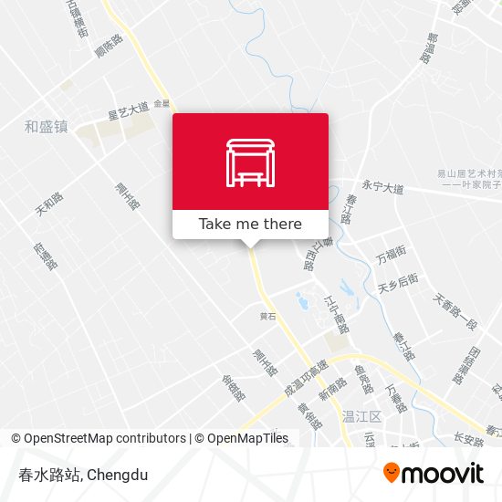 春水路站 map