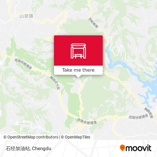 石经加油站 map