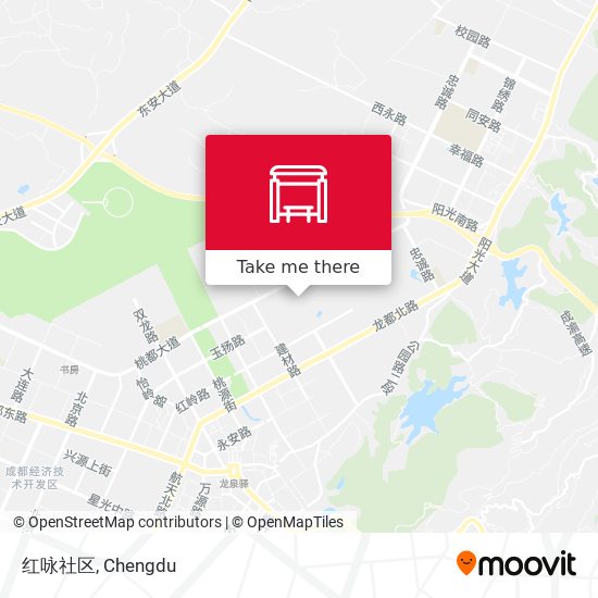 红咏社区 map