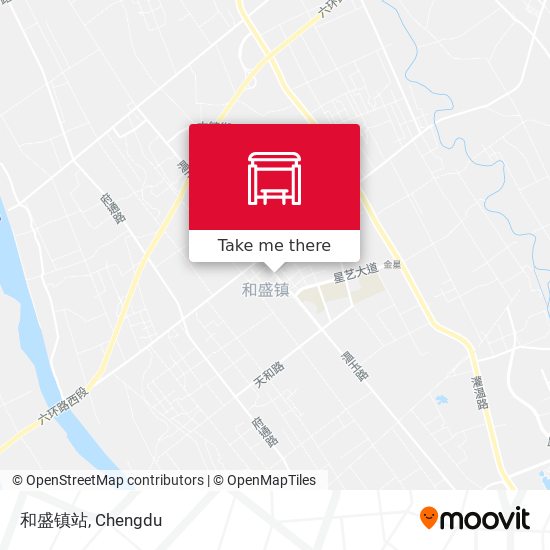 和盛镇站 map