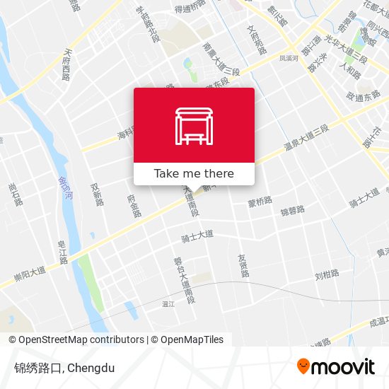 锦绣路口 map