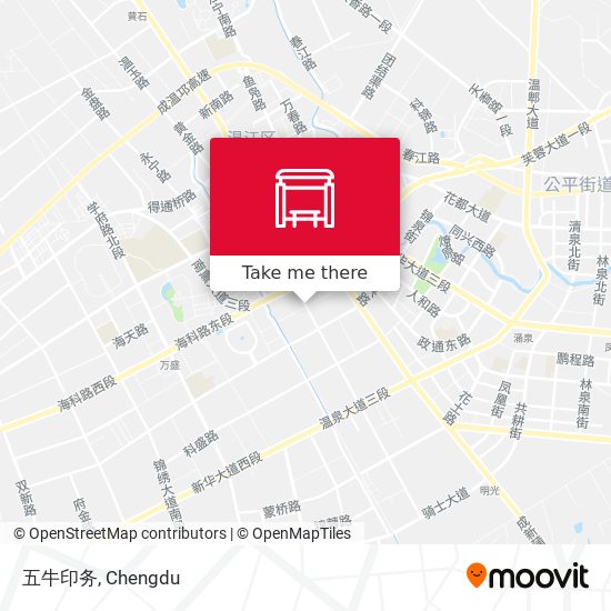 五牛印务 map